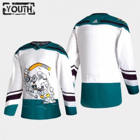 Barn Ishockey Anaheim Ducks tröja Blank 2020-21 Reverse Retro Authentic